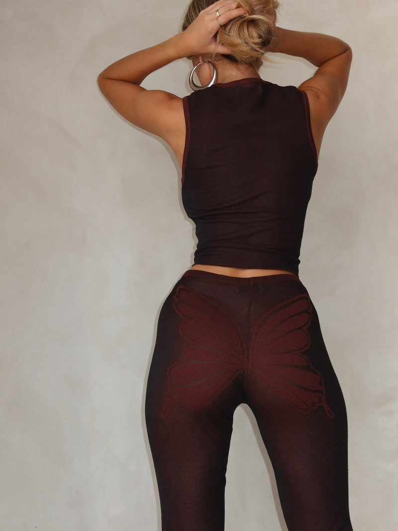 AYANA PANT CHOCOLATE Pants 