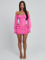 AYANI MINI DRESS HOT PINK Mini Dress 