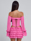 AYANI MINI DRESS HOT PINK Mini Dress 