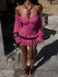 AYANI MINI DRESS HOT PINK Mini Dress 