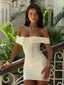 AZALIA MINI DRESS IVORY Mini Dress 