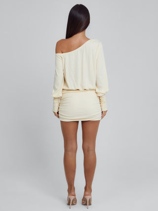Women's White Azari Mini Dress Cream in Size Small by Outcast Women's White Azari Mini Dress Cream in Size Small by Outcast