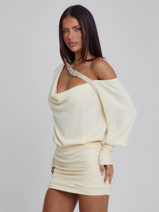 AZARI MINI DRESS CREAM Mini Dress 