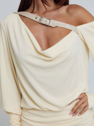 AZARI MINI DRESS CREAM Mini Dress 