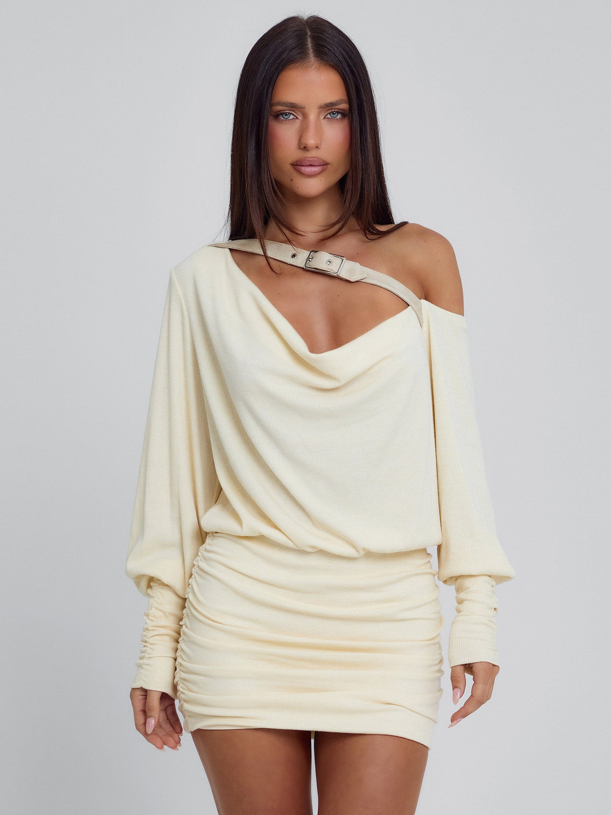 cream mini dress 'Women''s White Azari in Size Small by Outcast' Spaghetti strap STYLE:Brown Dresses 21 Birthday Dress Plus VM: Dressing Up showcasing expert fabric mixing