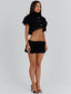 QUINCEY CROPPED JACKET BLACK Jacket 