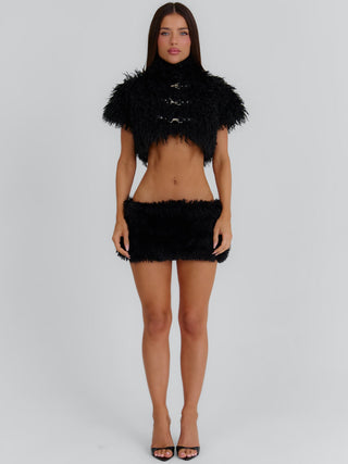 QUINCEY CROPPED JACKET BLACK Jacket 