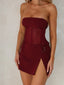 BEAU MINI DRESS BURGUNDY Mini Dress 