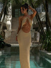BEL MAXI DRESS GOLD Maxi Dress 