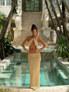 BEL MAXI DRESS GOLD Maxi Dress 