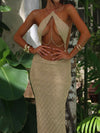 BEL MAXI DRESS GOLD Maxi Dress 