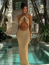 BEL MAXI DRESS GOLD Maxi Dress 