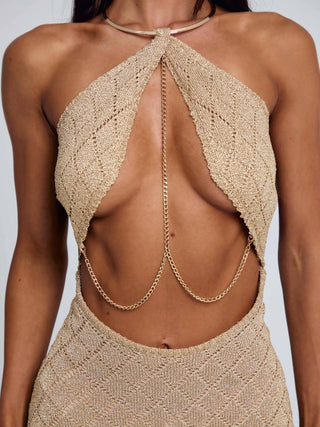 BEL MINI DRESS GOLD Mini Dress 