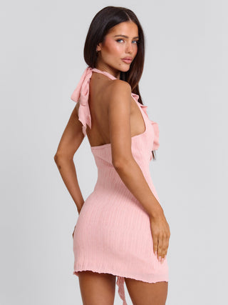BELEN MINI DRESS BABY PINK Mini Dress 