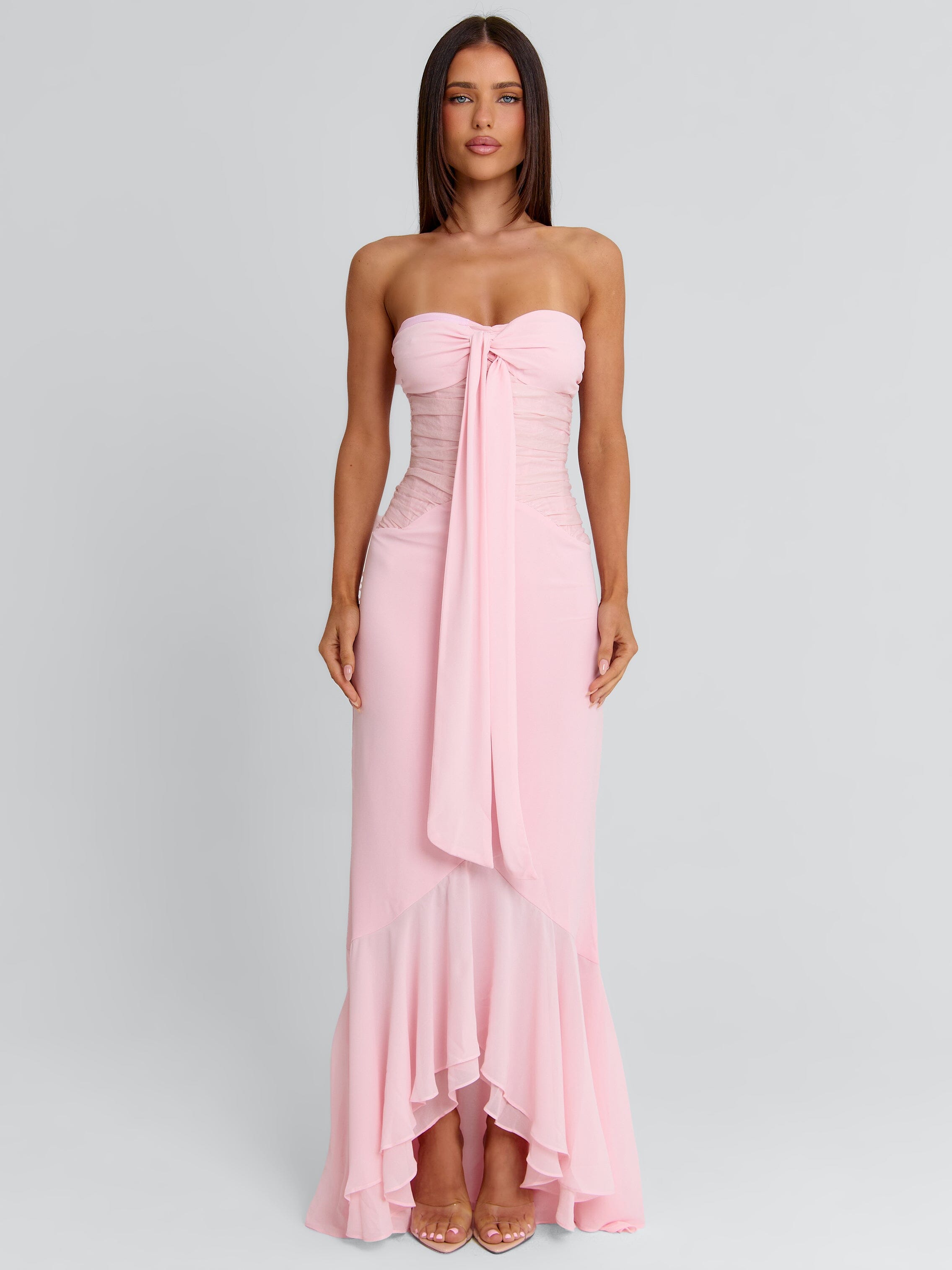 Women's Bella Maxi Dress Light Pink in Size Medium by Outcast Women's Bella Maxi Dress Light Pink in Size Medium by Outcast