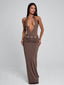 BELLINA MAXI DRESS BROWN Maxi Dress 