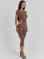 BIBIANA CAPRI JUMPSUIT BROWN Jumpsuit 
