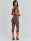 BIBIANA CAPRI JUMPSUIT BROWN Jumpsuit 
