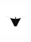 JADA SEAMLESS CLEAR STRAP G-STRING BLACK Thong 