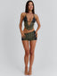 BRAIDY SHORTS KHAKI Shorts 