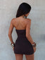 BRIA MINI DRESS BROWN Mini Dress 