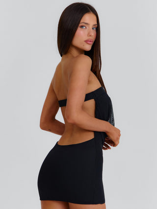 BROOKLYNN MINI DRESS BLACK Mini Dress 