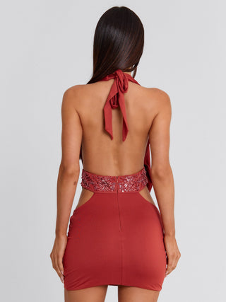 Brynlee Mini Dress Orange | Outcast US Outcast USA Brynlee Mini Dress Orange | Outcast US Outcast USA