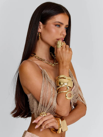 Cori Mini Dress Gold | Outcast US Outcast USA Cori Mini Dress Gold | Outcast US Outcast USA