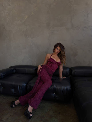 CAITRIONA JUMPSUIT BURGUNDY Jumpsuit 