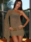 CAITY MINI DRESS KHAKI Mini Dress 