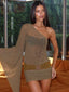 CAITY MINI DRESS KHAKI Mini Dress 