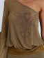 CAITY MINI DRESS KHAKI Mini Dress 