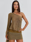 CAITY MINI DRESS KHAKI Mini Dress 