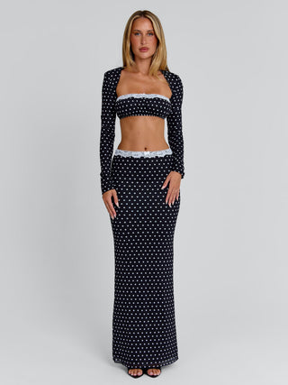 CALI MAXI SKIRT POLKA DOT Maxi Skirt 