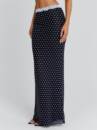 CALI MAXI SKIRT POLKA DOT Maxi Skirt 