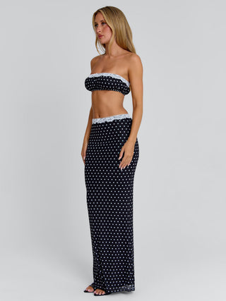 CALI MAXI SKIRT POLKA DOT Maxi Skirt 