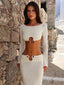 CAMILLO TOP CREAM Crop Top 