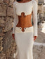 CAMILLO MAXI SKIRT CREAM Maxi Skirt 