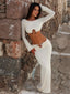 CAMILLO TOP CREAM Crop Top 