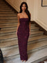CARLO MAXI DRESS DARK MAUVE Maxi Dress 