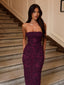 CARLO MAXI DRESS DARK MAUVE Maxi Dress 