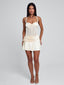 CARMIN MINI DRESS IVORY Mini Dress 