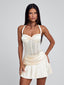 CARMIN MINI DRESS IVORY Mini Dress 