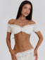 CASSIDEE CROP TOP CREAM Crop Top 