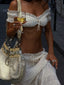 CASSIDEE CROP TOP CREAM Crop Top 