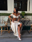 CASSIDEE CROP TOP CREAM Crop Top 