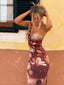 CATANIA MAXI DRESS VANYA CHOCOLATE Maxi Dress 