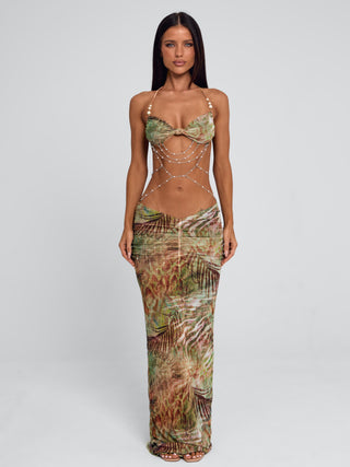 CATERINA MAXI DRESS LAGRONO SAGE Maxi Dress 