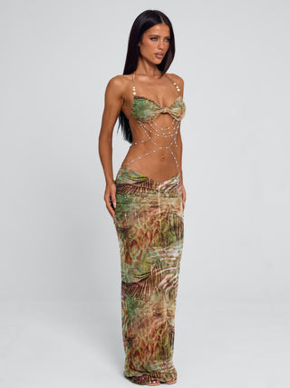 CATERINA MAXI DRESS LAGRONO SAGE Maxi Dress 