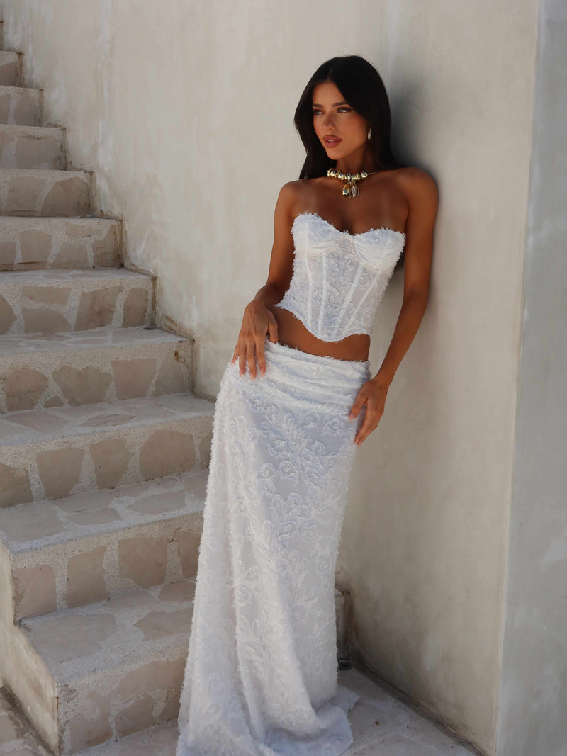 CATHERINE CORSET TOP IVORY Corset Top 